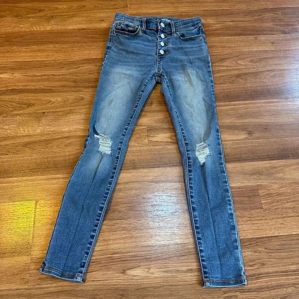 Old Navy Rockstar Super Skinny High Rise Jeggings | Girls size 10